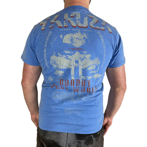 YAKUZA - Herren T-Shirt TSB 312 "Goodby Real World" marina (blau)
