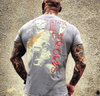 YAKUZA - Herren T-Shirt TSB 315 "Breaking All The Rules" cloudburst (grau)