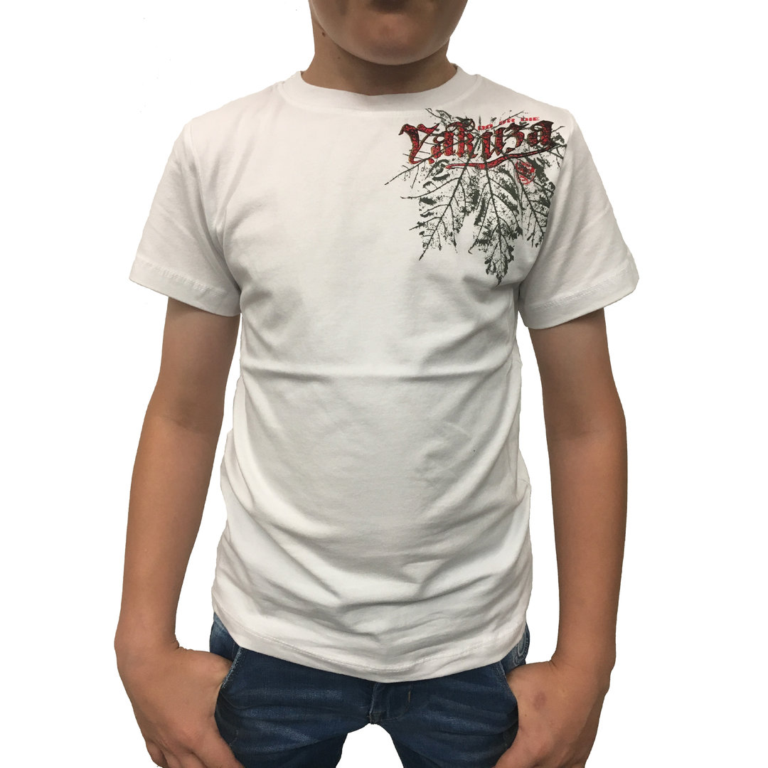 YAKUZA Kinder T-Shirt TS 12 Kids "Double Shoot" white weiß