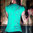 YAKUZA - Damen T-Shirt GSB 301 "Naked Woman" atlantis (grün)