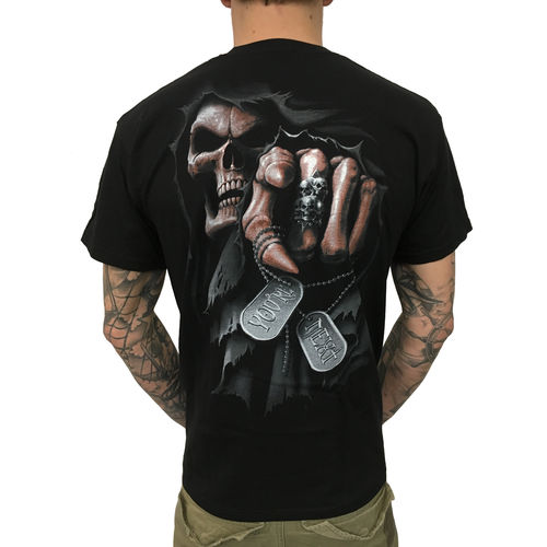 SPIRAL - You're Next - Herren T-Shirt (Gothic Skull Mens Shirt) schwarz
