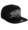 HYRAW - Snap Back Cap "Hostile" black (schwarz) - grau bestickt