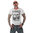 YAKUZA - Herren T-Shirt TSB 13049 "Quod Sumus Hoc Eritis" white devoré (weiß)