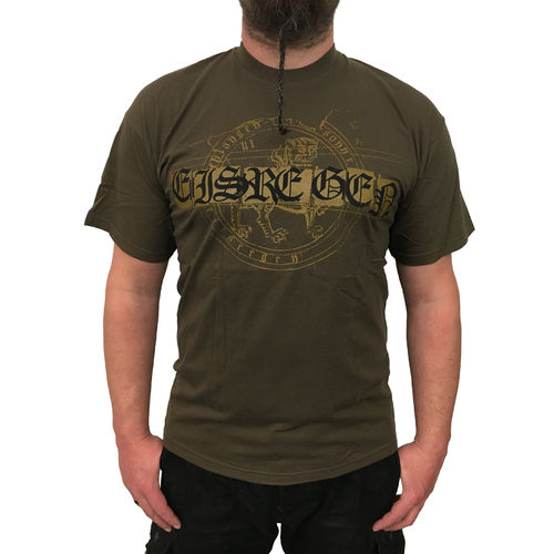 EISREGEN - Schlangensonne olivbraun (T-Shirt) Metal Bandshirt