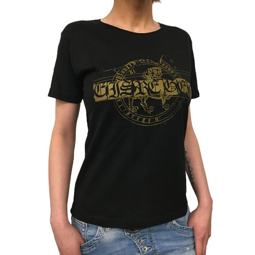 EISREGEN - Schlangensonne schwarz Damen Shirt (Girlie) Metal Bandshirt