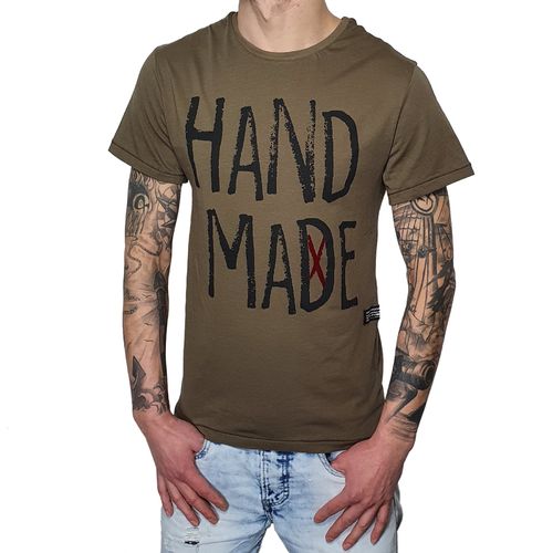 CATCH - Herren T-Shirt "Handmade" khaki (grünbraun)
