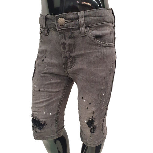 SQUARED & CUBED - Kinder Jeans Shorts SN817 grau (grey)