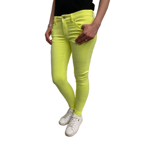 TOXIK3 - Damen Skinny Jeans L750-58 yellow (gelb)