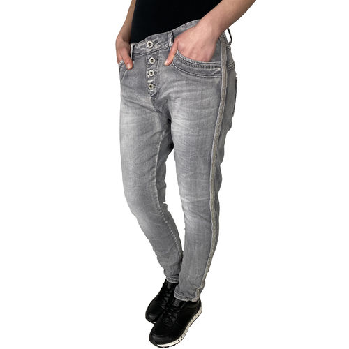 KAROSTAR - Damen Jeans K803 light grey (grau) - bis Größe 4XL (48)