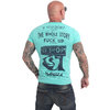 YAKUZA - Herren T-Shirt TSB 17022 "XXX Shop" turquoise (türkis)