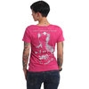 YAKUZA - Damen V-Neck T-Shirt GSB 17133 "Boobs" fuchsia rose (rosa)