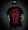 HYRAW - Herren T-Shirt "Bat 666" black (schwarz)