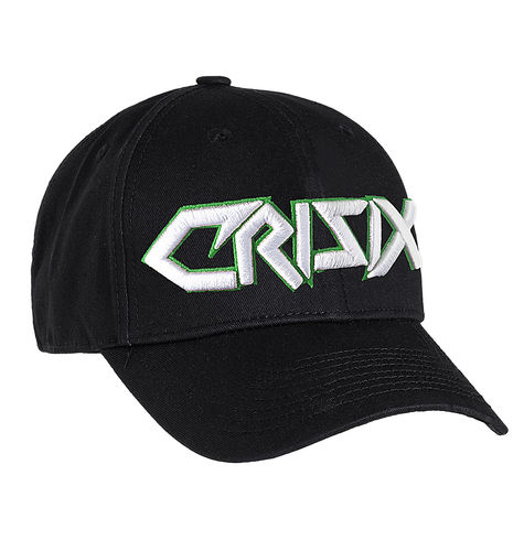 CRISIX by HYRAW - Snap Back Cap "Ultra Fuckin' Thrash" black/green  schwarz/grün