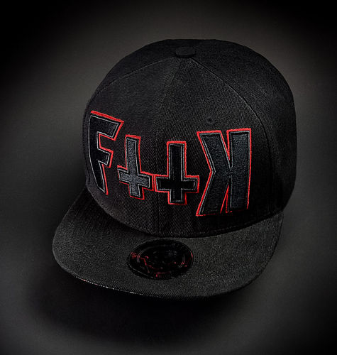 HYRAW - Snap Back Cap "F++K" black (schwarz)