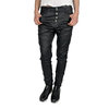 KAROSTAR - Damen Kunstleder Jeans K5031-1 black (schwarz) - bis Größe 4XL (48)