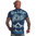 YAKUZA - Herren T-Shirt TSB 19027 "Give A Fck" mood indigo (blau)