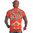 YAKUZA - Herren T-Shirt TSB 19027 "Give A Fck" cherry tomato (orange)