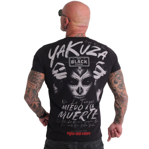 YAKUZA - Herren T-Shirt TSB 19036 "Miedo" black (schwarz)