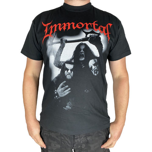 IMMORTAL - All Shall Fall - Red Logo (T-Shirt) Metal Bandshirt