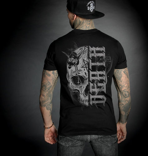 HYRAW - Herren T-Shirt "Death" black (schwarz)
