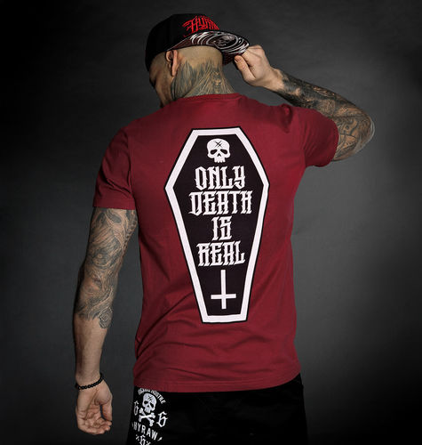 HYRAW - Herren T-Shirt "Only Death" red (rot)