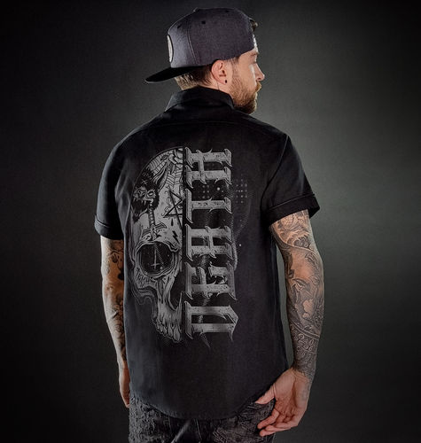 HYRAW - Herren Hemd "Death" black (schwarz)