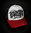 HYRAW - Snap Back Trucker Cap "Basic White" black/white/red - gebogener Schild