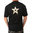 ROCK EAGLE - Pentagram Skull - Herren T-Shirt (Glow In The Dark) schwarz