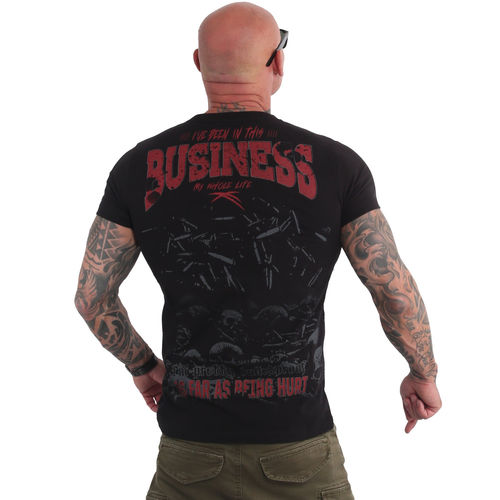YAKUZA - Herren T-Shirt TSB 21034 "Business" black (schwarz)