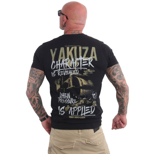 YAKUZA - Herren T-Shirt TSB 21043 "Character" black (schwarz)
