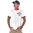YAKUZA - Herren T-Shirt TSB 21055 "Violence" white (weiß)