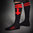 HYRAW - Socken/Kniestrümpfe "Cross" black/red (schwarz/rot)