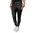 JEWELLY - Damen Kunstleder Jeans JW2567-1 black (schwarz)