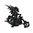 Dekofigur - DRACHE auf Motorrad (4306)