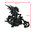 Dekofigur - DRACHE auf Motorrad (4306)